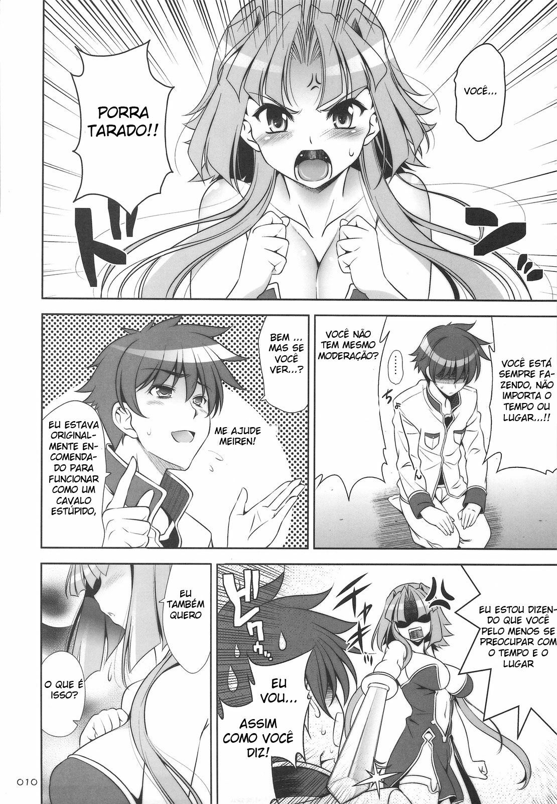 (C76) [Goromenz (Yasui Riosuke)] GO! My Way (Koihime Musou) [Portuguese-BR] [Harutashi] page 9 full