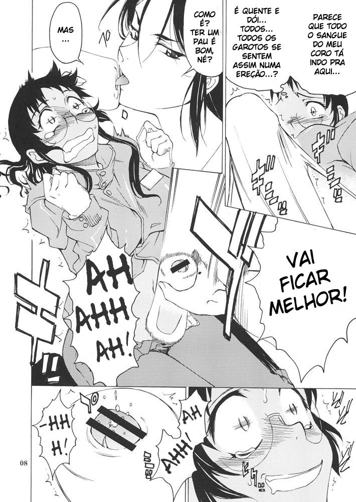 (C69) [Chotto Dake Aruyo. (Takemura Sesshuu)] Postgirl-san Wa Furimukanai. [Portuguese-BR] page 7 full