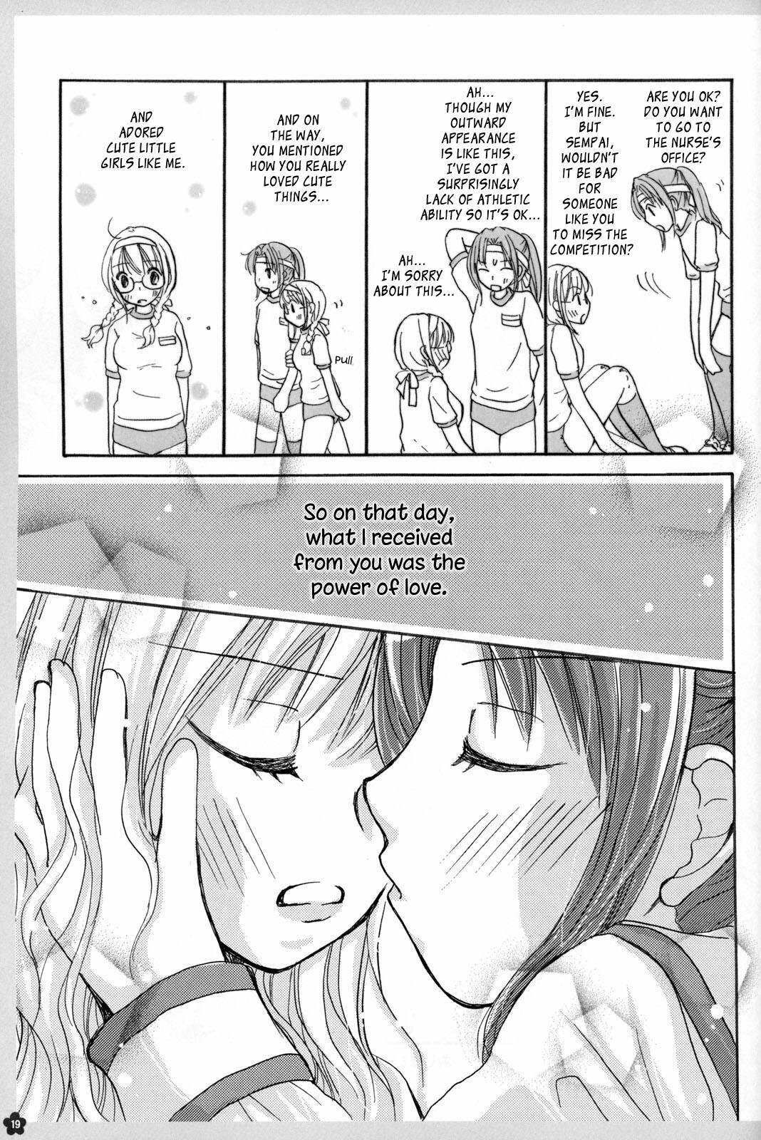 (COMITIA88) [Yuririn no Moto (Yuririn)] Amai Himitsu [English] [Wings of Yuri] page 19 full