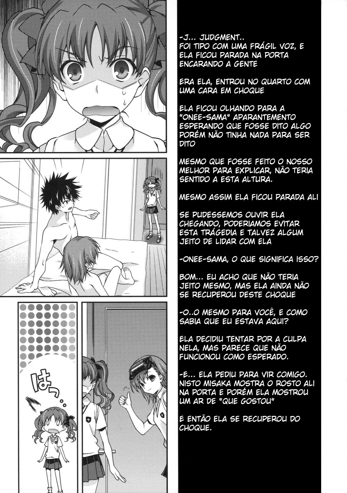 (C77) [Renai Mangaka (Naruse Hirofumi)] Biribiri Complex (Toaru Kagaku no Railgun) [Portuguese-BR] {hentaipie.net} page 9 full