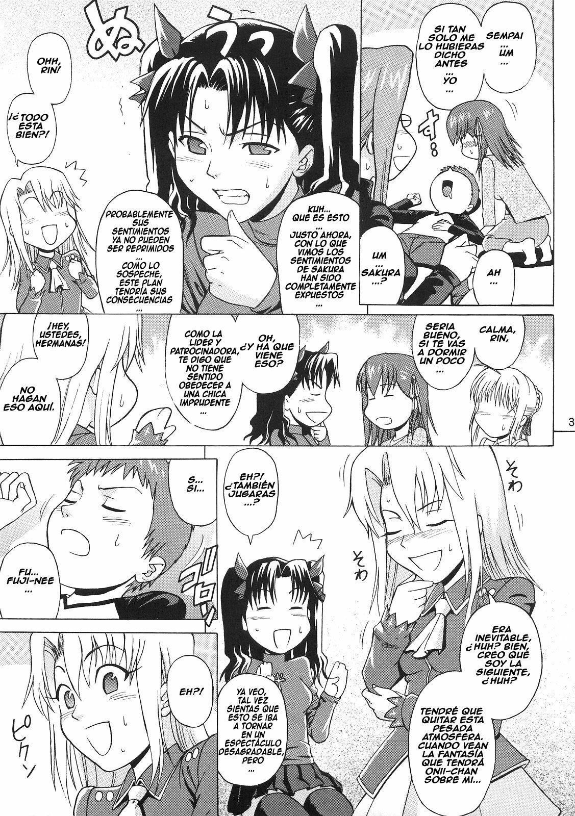 [Bakuretsu Fusen (Denkichi)] Fate/delusions of grandeur (Fate/hollow ataraxia) [Spanish] [Exiles Kingdom] page 33 full