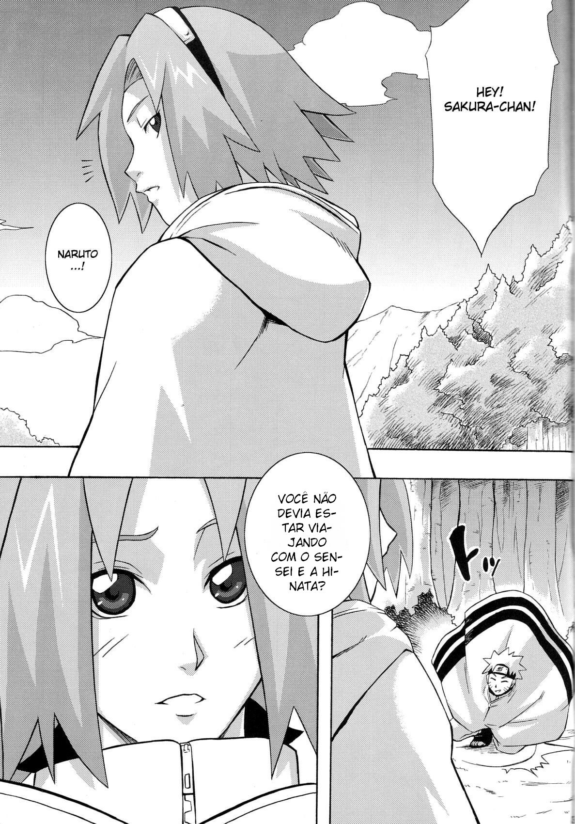 (C76) [Karakishi Youhei-dan Shinga (Sahara Wataru)] Yokubari Saboten (Naruto) [Portuguese-BR] [Mira-chan] page 2 full