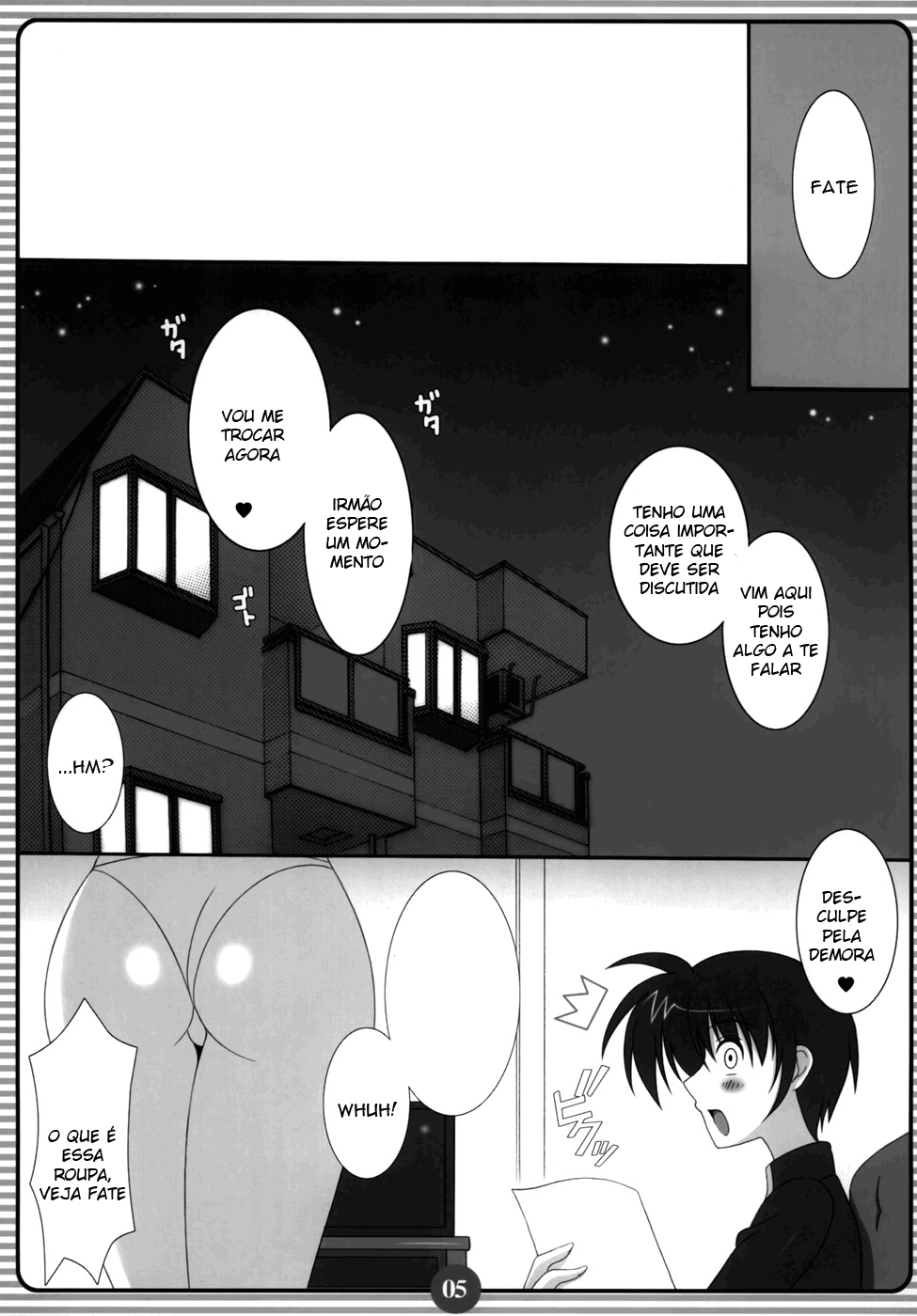 (SC38) [HATENA-BOX (Oda Kenichi)] SISTER LOVER (Mahou Shoujo Lyrical Nanoha) [Portuguese-BR] [Harutashi] page 4 full