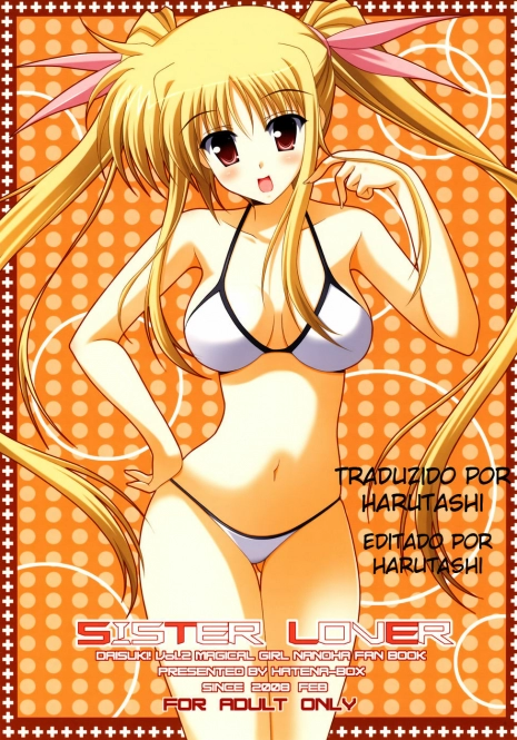 (SC38) [HATENA-BOX (Oda Kenichi)] SISTER LOVER (Mahou Shoujo Lyrical Nanoha) [Portuguese-BR] [Harutashi]