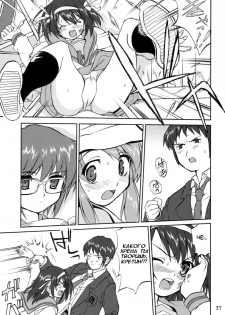 (C70) [Takotsuboya (TK)] Suzumiya Haruhi no Fukujyu (The Melancholy of Haruhi Suzumiya) [Russian] [Renaikaze] - page 37