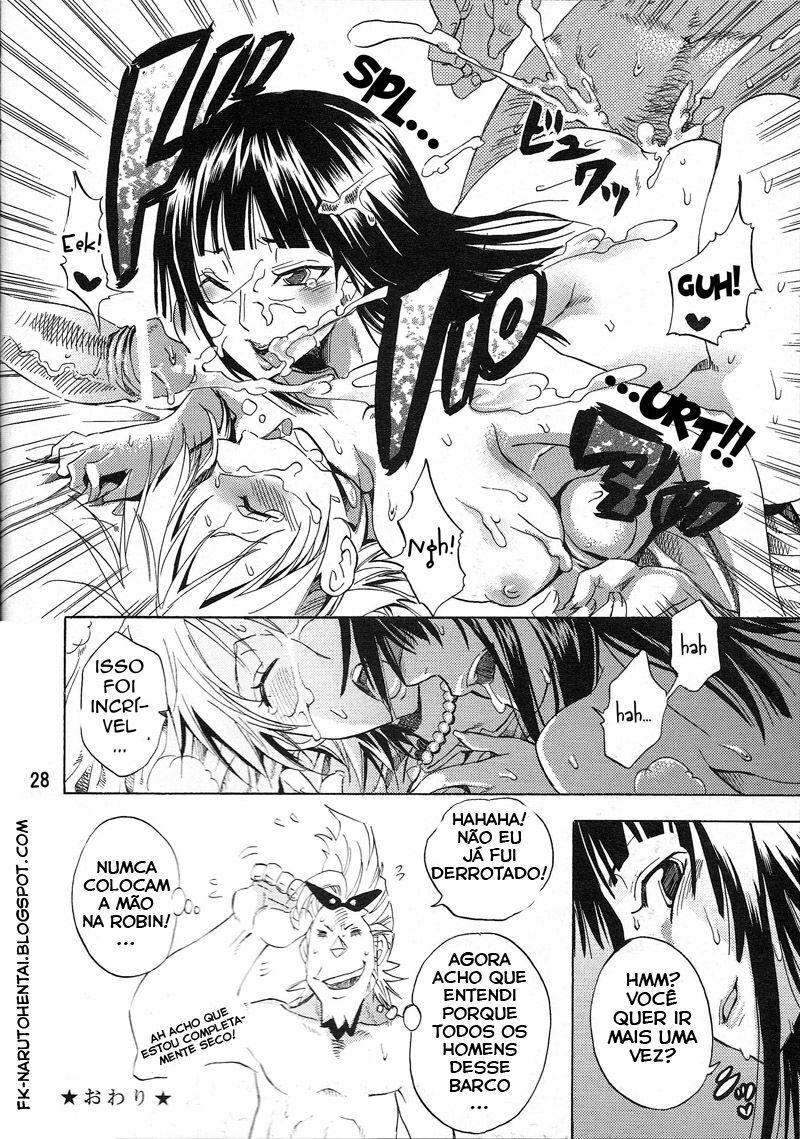 (C77) [Kurione-sha (YU-RI)] Yokujou Rensa ~Nami ver.~ (One Piece) [Portuguese-BR] [Walkers] page 25 full