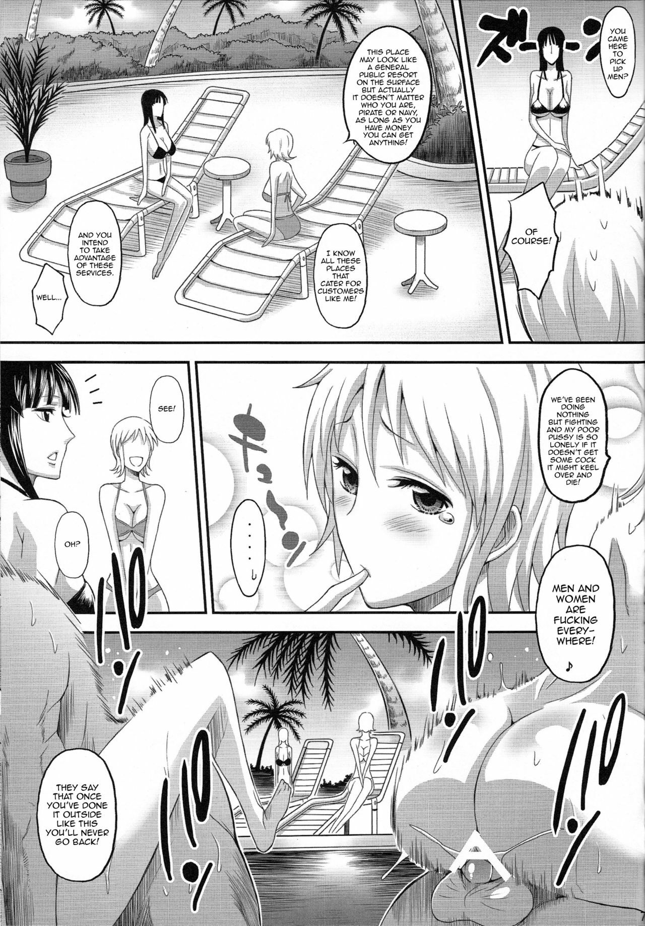 (C78) [Diogenes Club (Haikawa Hemlen)] Rakuen Onna Kaizoku - Woman pirate in paradise (One Piece) [English] {doujin-moe.us} page 6 full