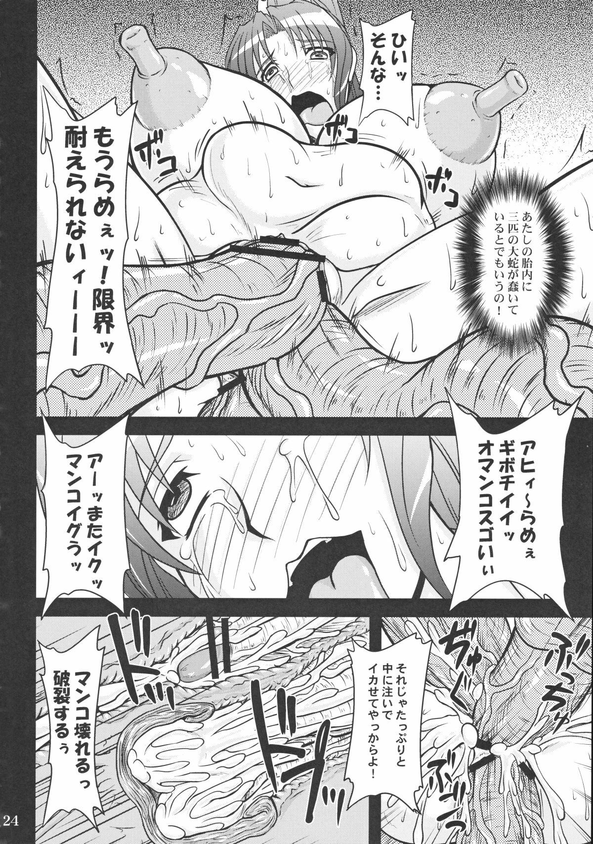 (C76) [Anglachel (Yamamura Natsuru)] Shiranui Mai to Sanbiki no Orochi (The King of Fighters) page 23 full