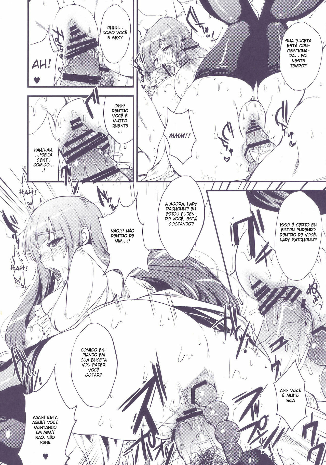 (Reitaisai 7) [Alemateorema (Kobayashi Youkoh)] GARIGARI 22 (Touhou Project) [Portuguese-BR] [Harutashi] page 10 full