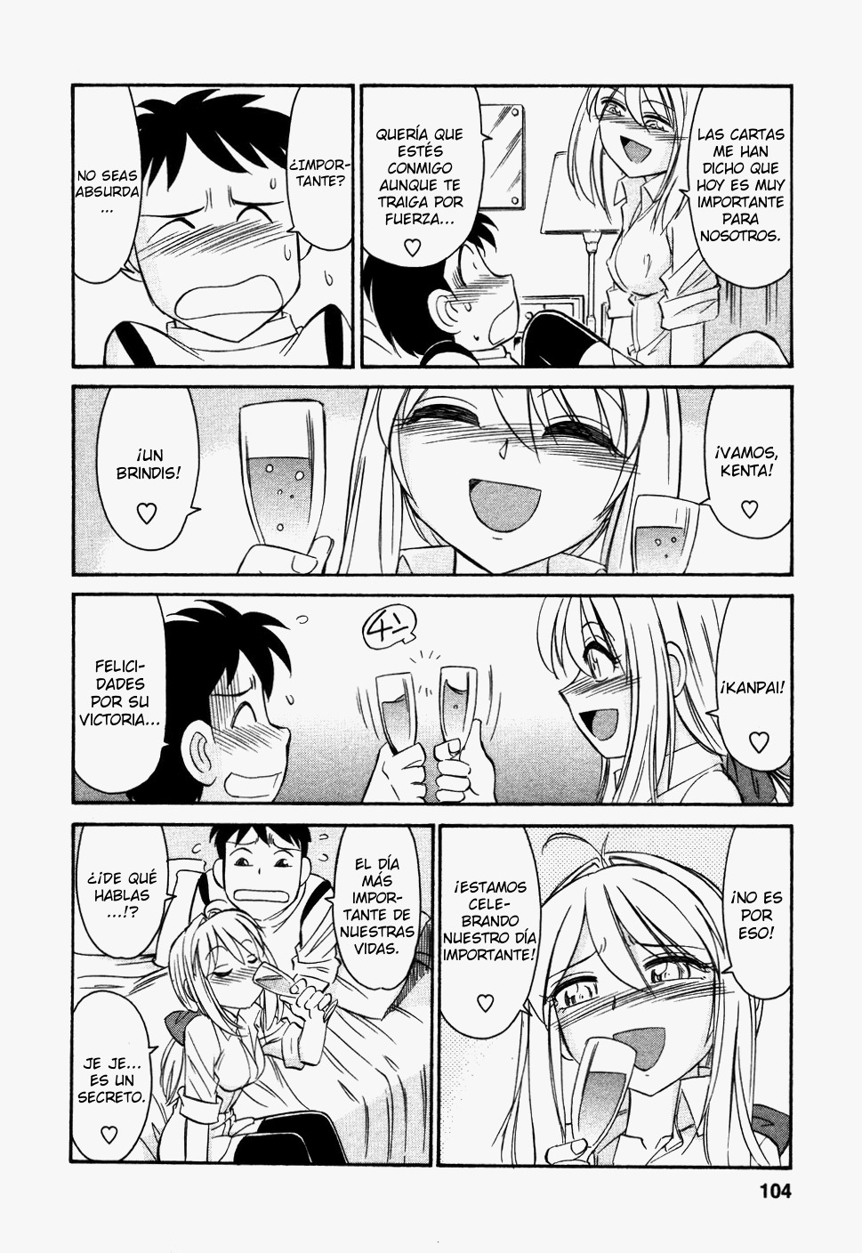[Charlie Nishinaka] Cheers! 4 [Spanish] [Futae Ikken] page 105 full