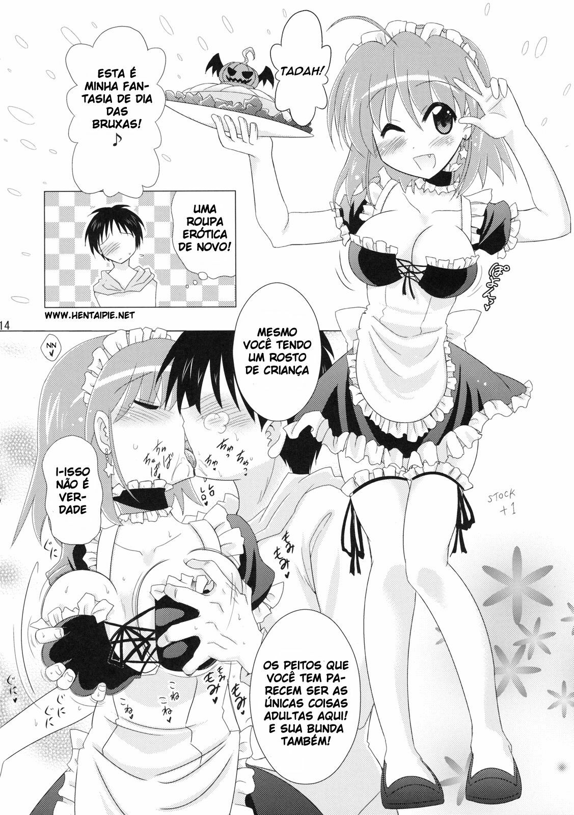 (C78) [Syunkan Saidaihusoku (Pony R)] Kozukuri Halloween (Magical Halloween) [Portuguese-BR] [HentaiPie] page 13 full