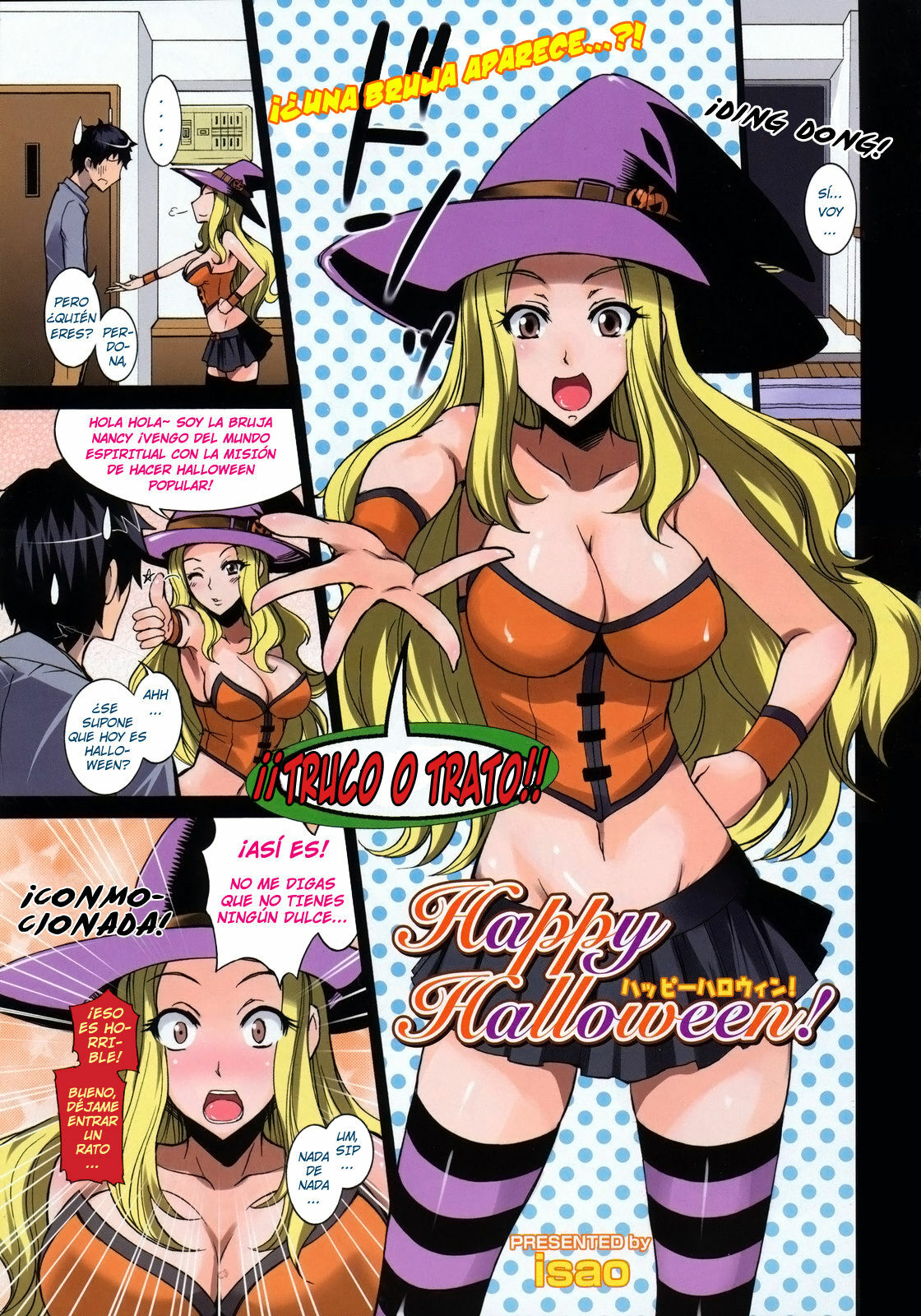 [isao] Happy Halloween! (COMIC 0EX 2008-11) [Spanish] [Japandream Scantrad] page 2 full