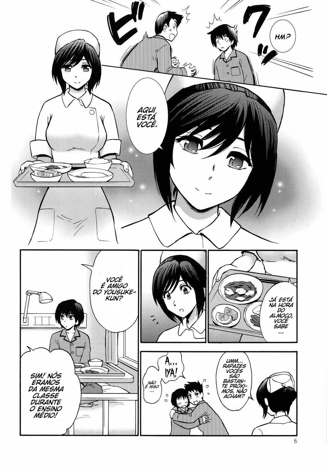 (C78) [Nagisa no Haikara Kingyo (Kisaragi Moyu)] Yashoku Byoutou [Portuguese-BR] [Pedro Sena] page 6 full