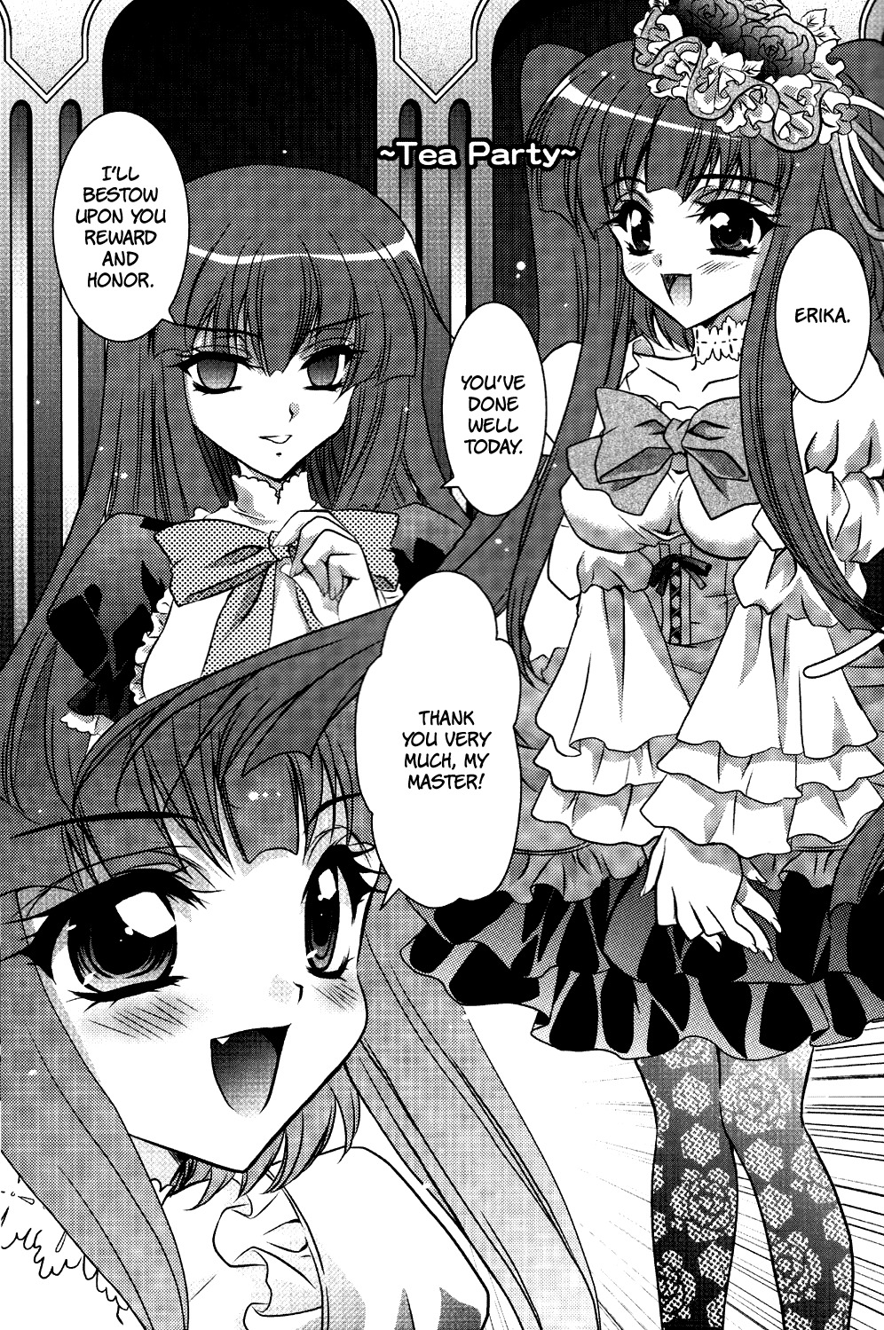 (C77) [Actively Dawn (Fukai Miyabi)] Milk Tea Party (Umineko no Naku koro ni) [English] [SlowManga] page 3 full