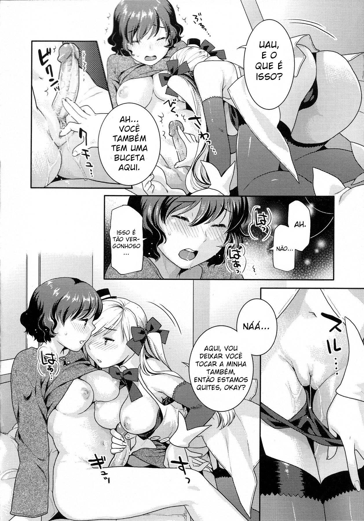 [Nekomata Naomi] Backstage (Futanari Excellent! 4) [Portuguese-BR] [HentaiPie] [Decensored] page 10 full