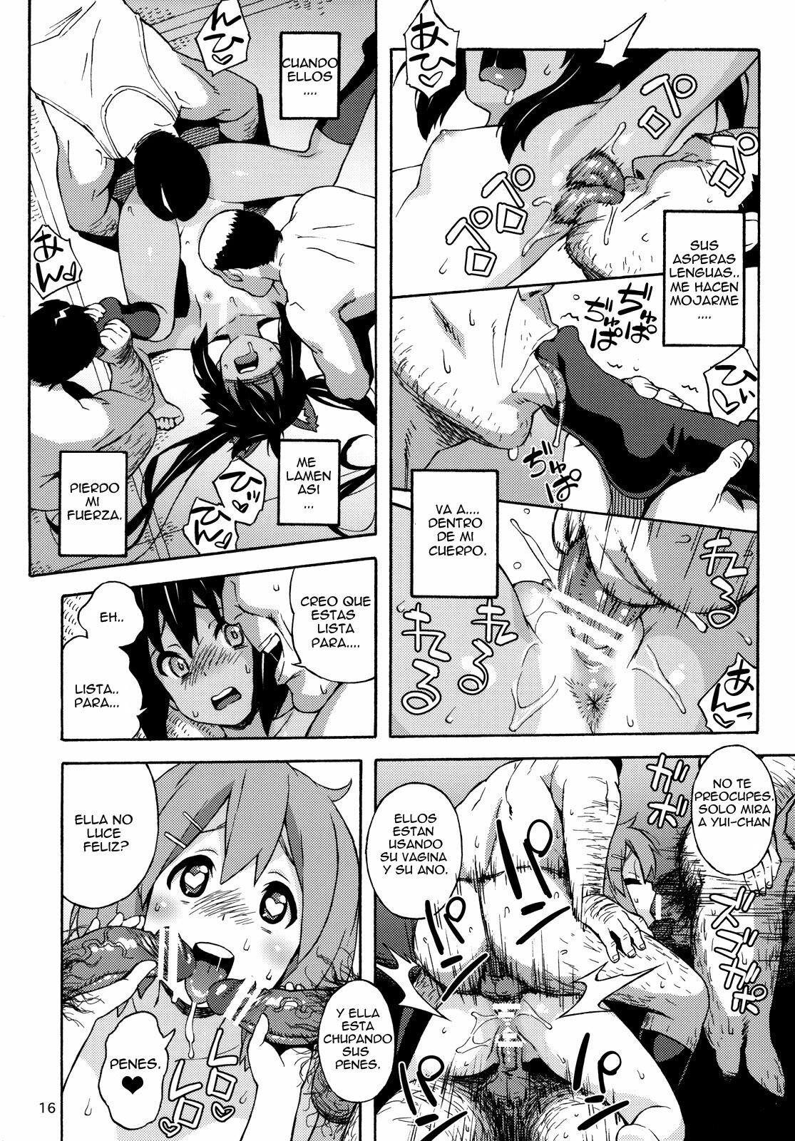 (C78) [666protect (Jingrock)] fortissimo (K-ON!) [Spanish] page 16 full