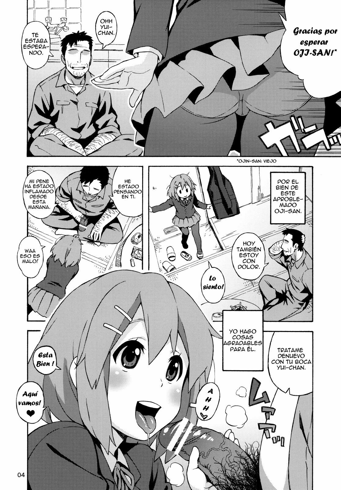 (C78) [666protect (Jingrock)] fortissimo (K-ON!) [Spanish] page 4 full