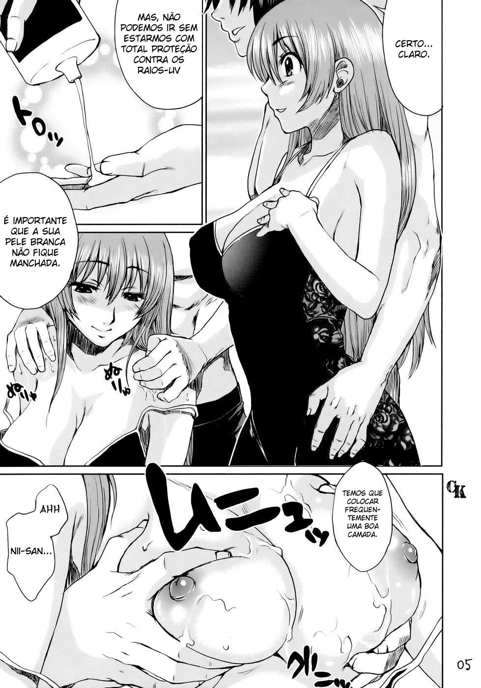 (C73) [Todd Special (Todd Oyamada)] Beach Pai! Kasumi-chan Pink (Dead or Alive Xtreme Beach Volleyball) [Portuguese-BR] [HentaiPie.net] page 4 full