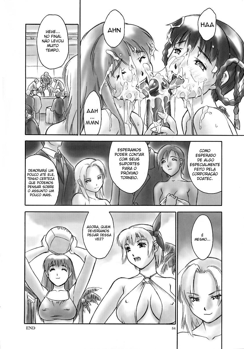 (C63) [Hellabunna (Iruma Kamiri)] BOIN ATTACK 2003 XTREME SHOW TIME (Dead or Alive Xtreme Beach Volleyball) [Portuguese-BR] [Chrono Kimera] [Decensored] [Incomplete] page 54 full