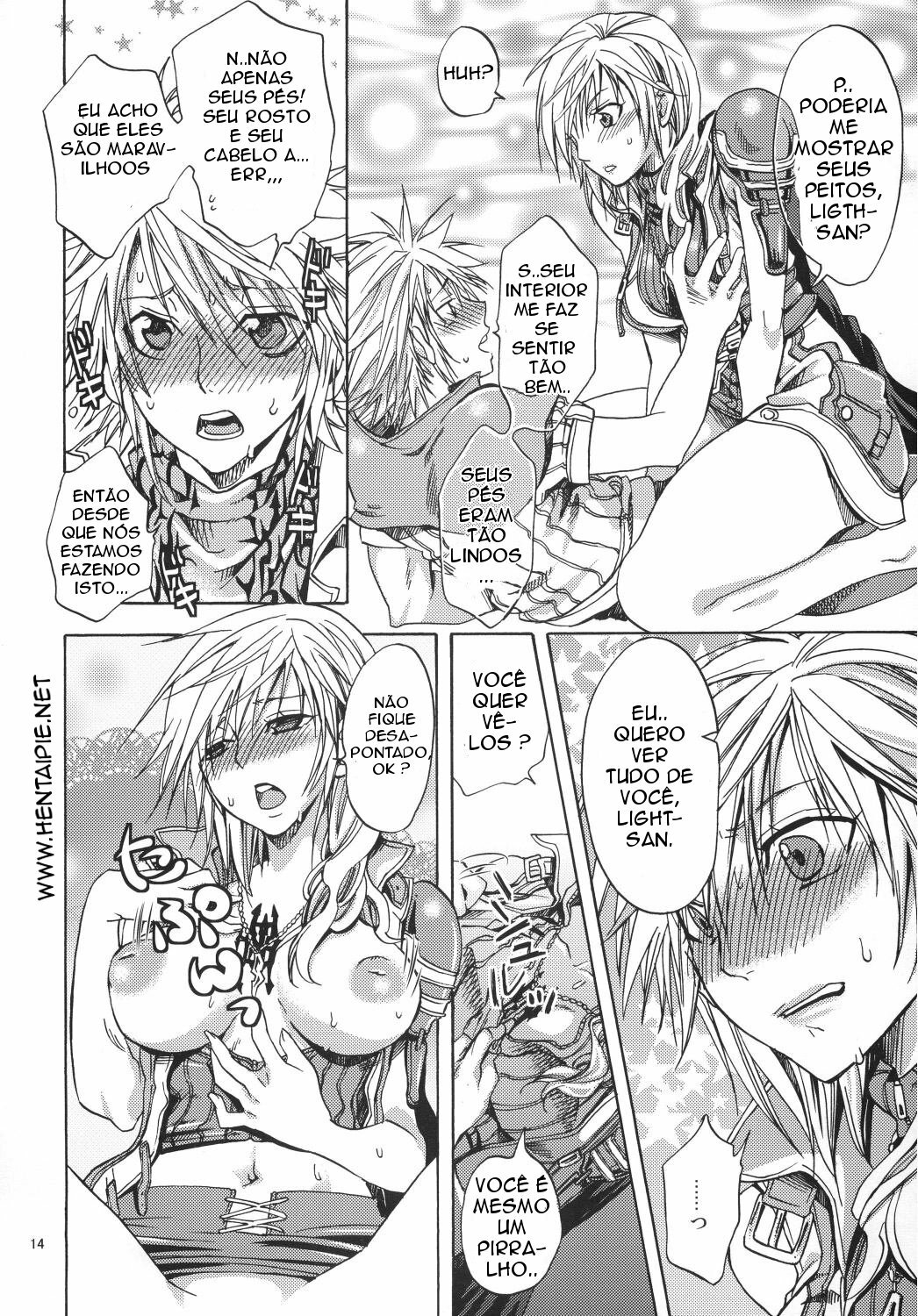 [Kurione-sha (YU-RI)] l'Cie-tachi no Kyuusoku | On Holiday With l'Cie and Friends (Final Fantasy XIII) [Portuguese-BR] [HentaiPie] [Digital] page 13 full