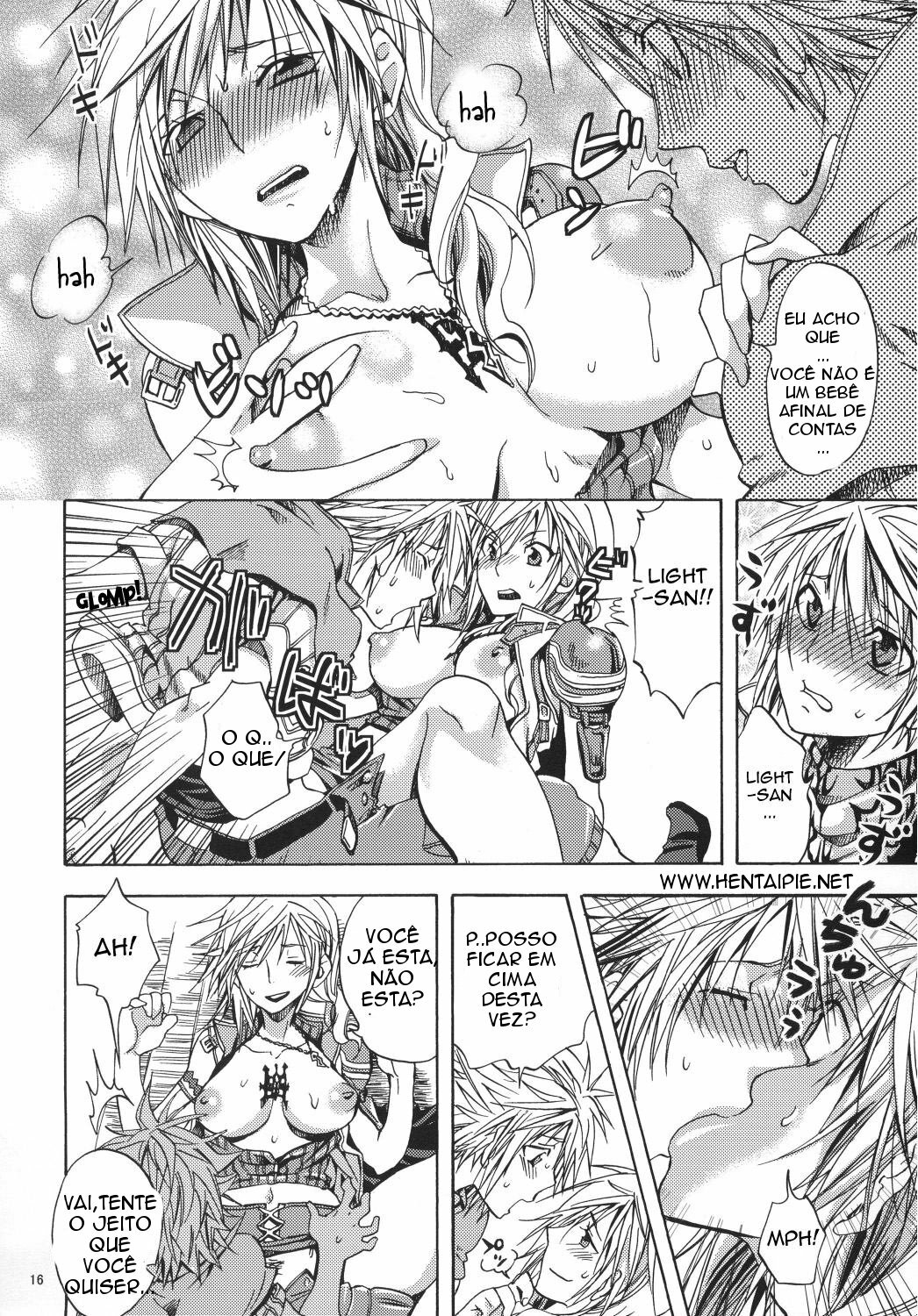 [Kurione-sha (YU-RI)] l'Cie-tachi no Kyuusoku | On Holiday With l'Cie and Friends (Final Fantasy XIII) [Portuguese-BR] [HentaiPie] [Digital] page 15 full