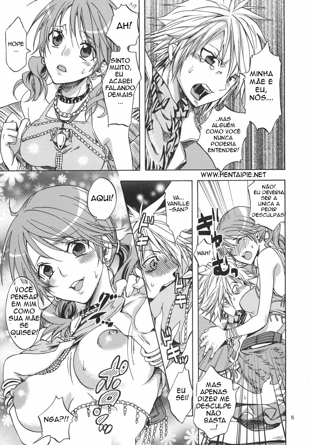 [Kurione-sha (YU-RI)] l'Cie-tachi no Kyuusoku | On Holiday With l'Cie and Friends (Final Fantasy XIII) [Portuguese-BR] [HentaiPie] [Digital] page 4 full