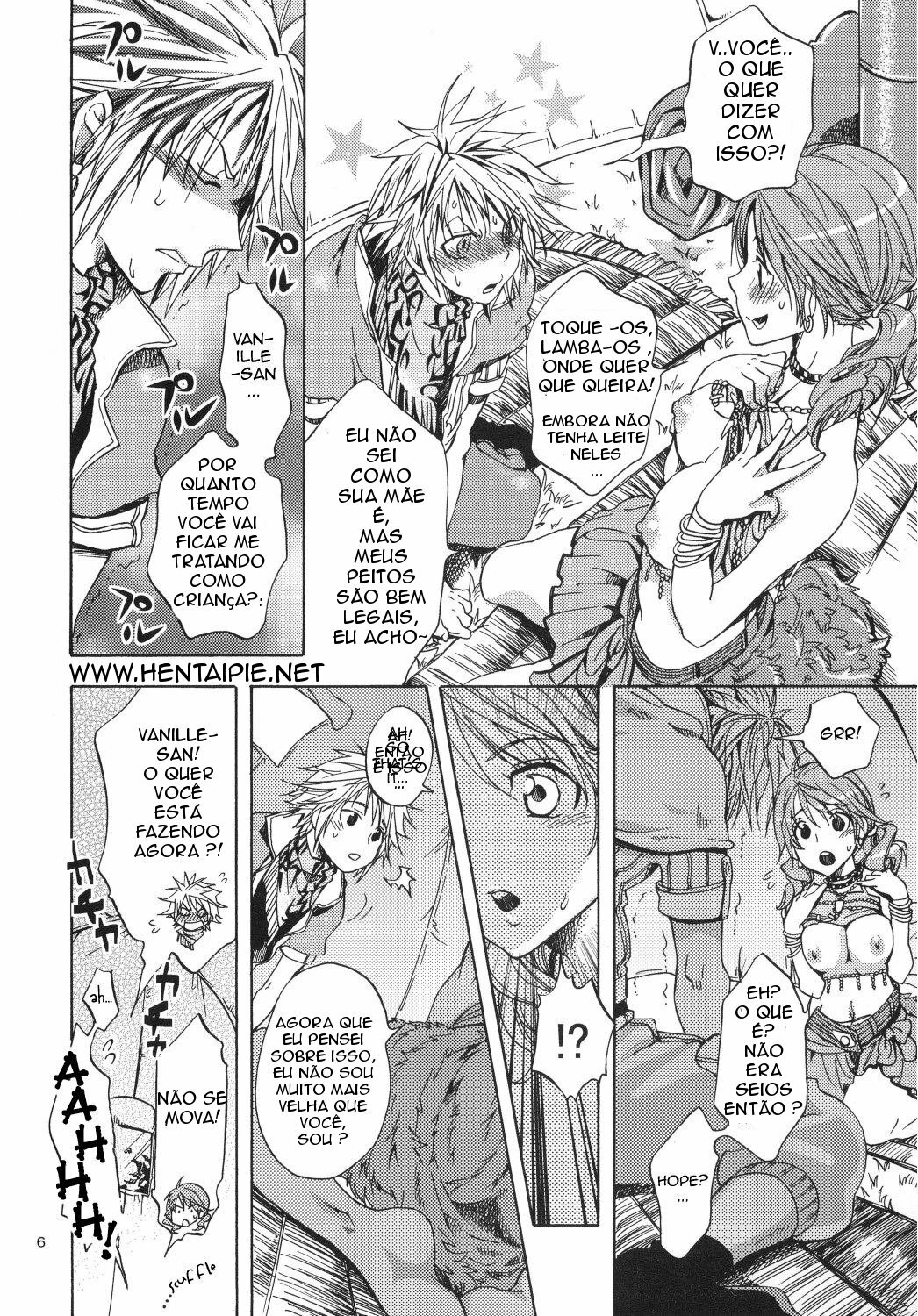 [Kurione-sha (YU-RI)] l'Cie-tachi no Kyuusoku | On Holiday With l'Cie and Friends (Final Fantasy XIII) [Portuguese-BR] [HentaiPie] [Digital] page 5 full