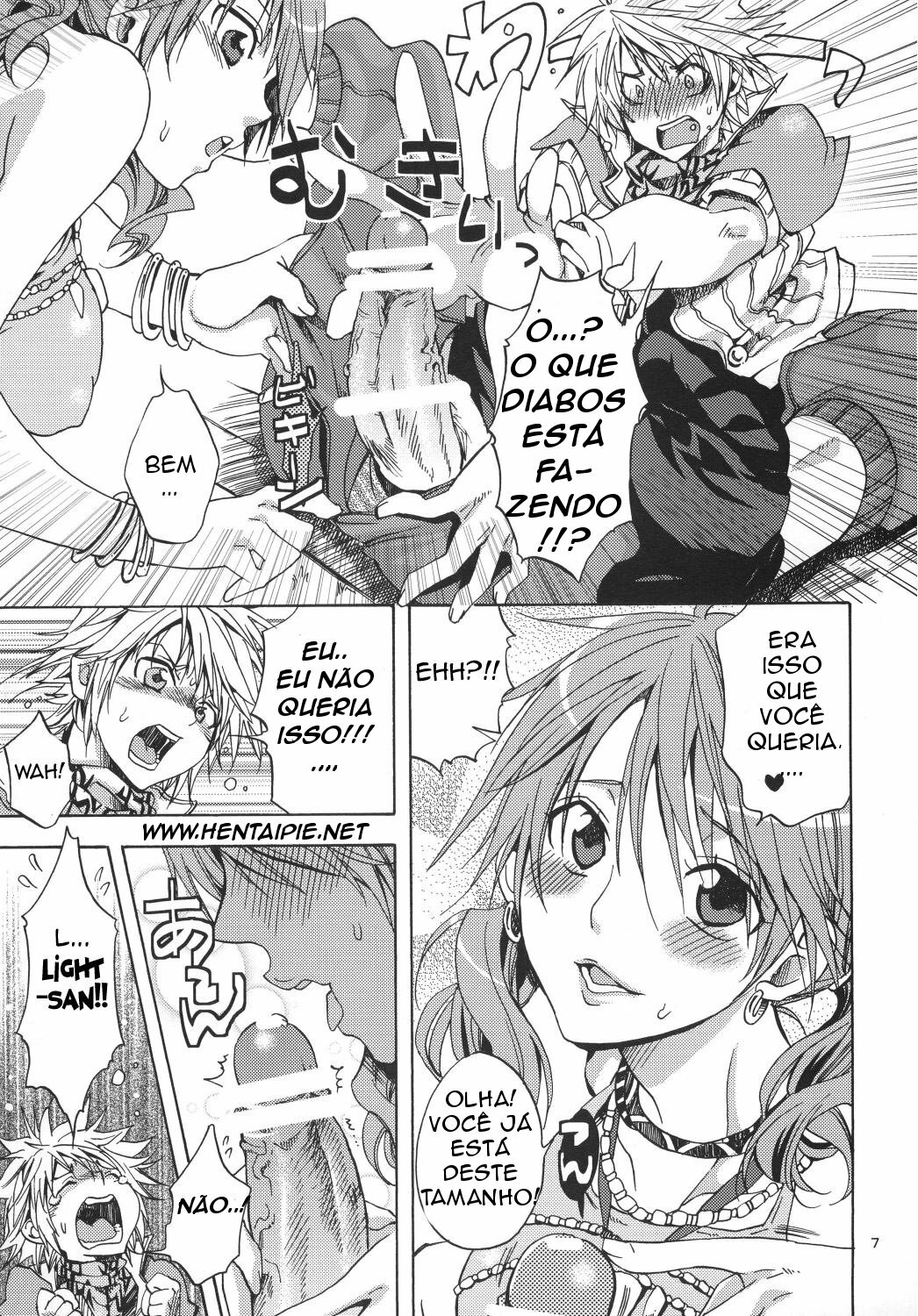 [Kurione-sha (YU-RI)] l'Cie-tachi no Kyuusoku | On Holiday With l'Cie and Friends (Final Fantasy XIII) [Portuguese-BR] [HentaiPie] [Digital] page 6 full