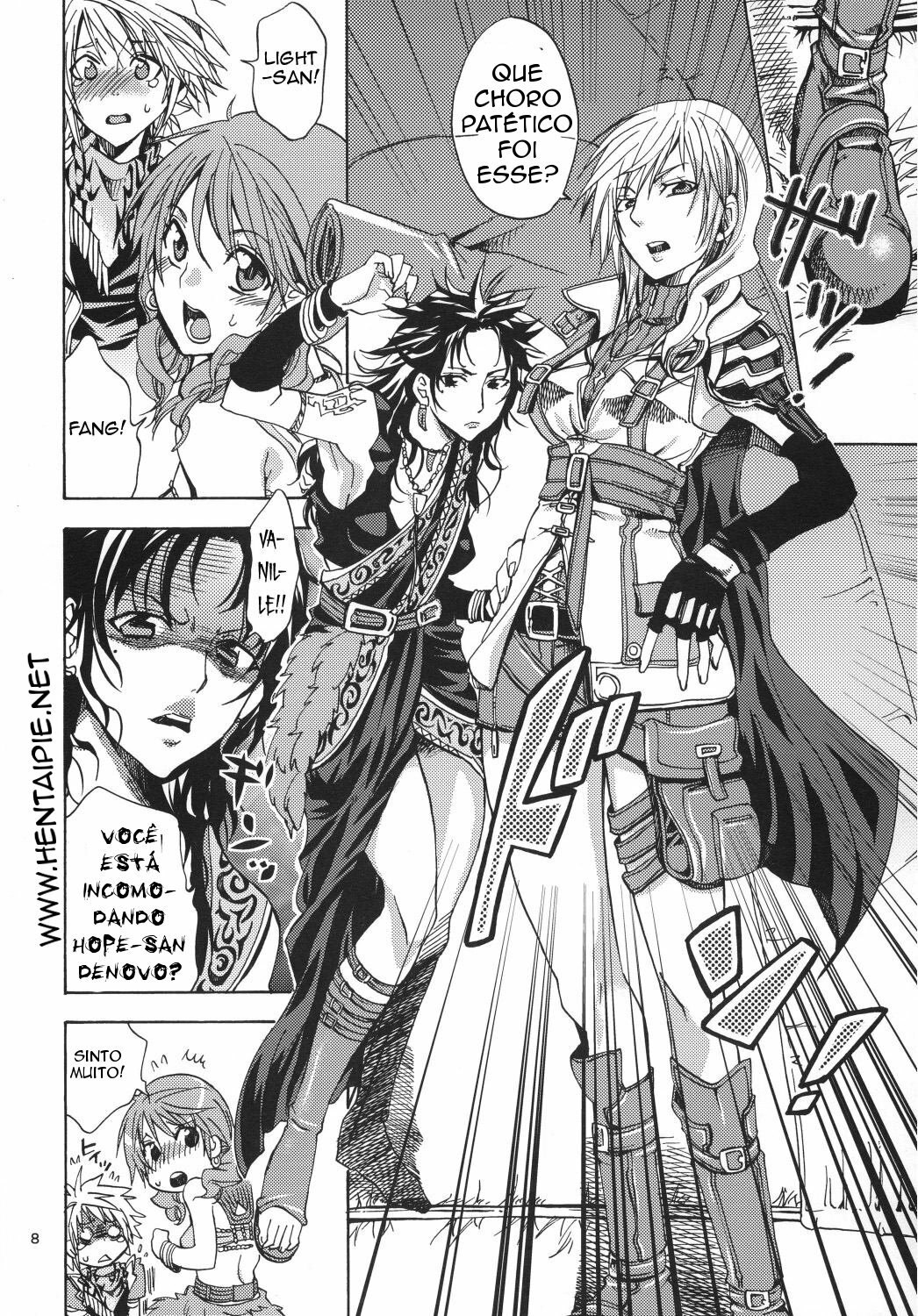 [Kurione-sha (YU-RI)] l'Cie-tachi no Kyuusoku | On Holiday With l'Cie and Friends (Final Fantasy XIII) [Portuguese-BR] [HentaiPie] [Digital] page 7 full