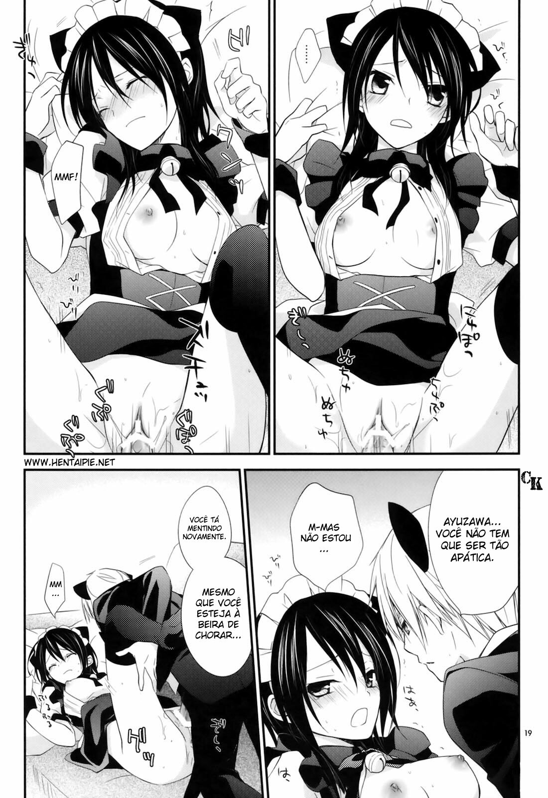 (C77) [m.s.t. (Nanami Yasuna)] m; (Kaichou wa Maid-sama!) [Portuguese-BR] [Chrono Kimera] page 18 full