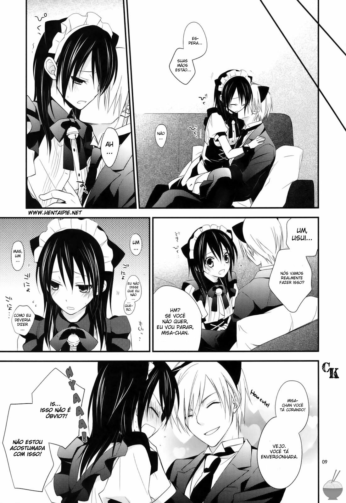 (C77) [m.s.t. (Nanami Yasuna)] m; (Kaichou wa Maid-sama!) [Portuguese-BR] [Chrono Kimera] page 8 full