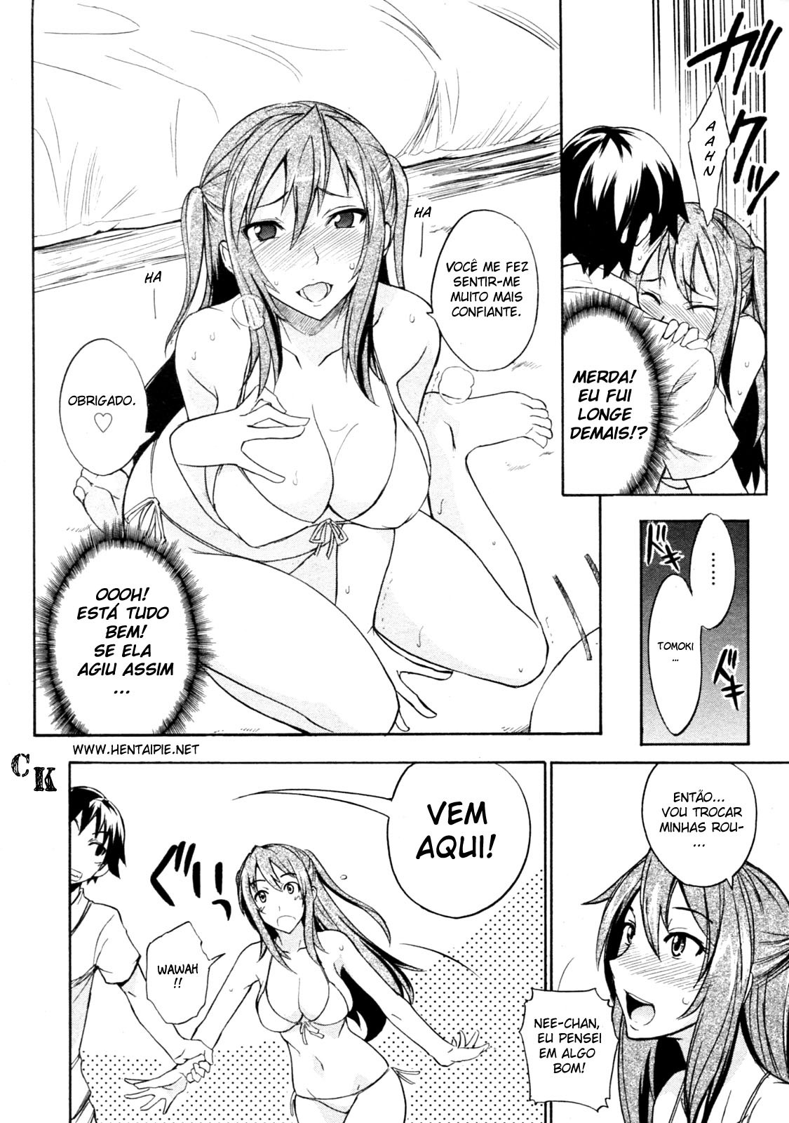 [isao] Mizugi to Onee-chan! | Swimsuit and Onee-chan! (COMIC 0EX Vol. 24 2009-12) [Portuguese-BR] [Chrono Kimera] page 6 full