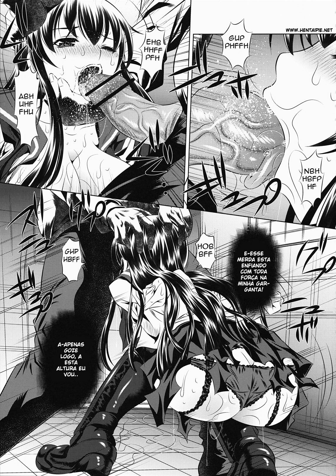 (C78) [Yuugai Tosho Kikaku (Tanaka Naburu)] Koushuu Benjo Mokujiroku (HIGHSCHOOL OF THE DEAD) [Portuguese-BR] [HentaiPie] page 12 full