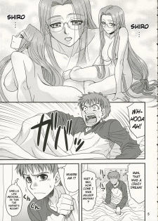 (ComiChara 2) [Junpuumanpandou (Hida Tatsuo)] Ride on Dream (Fate/stay night) [English] [Chocolate] - page 4