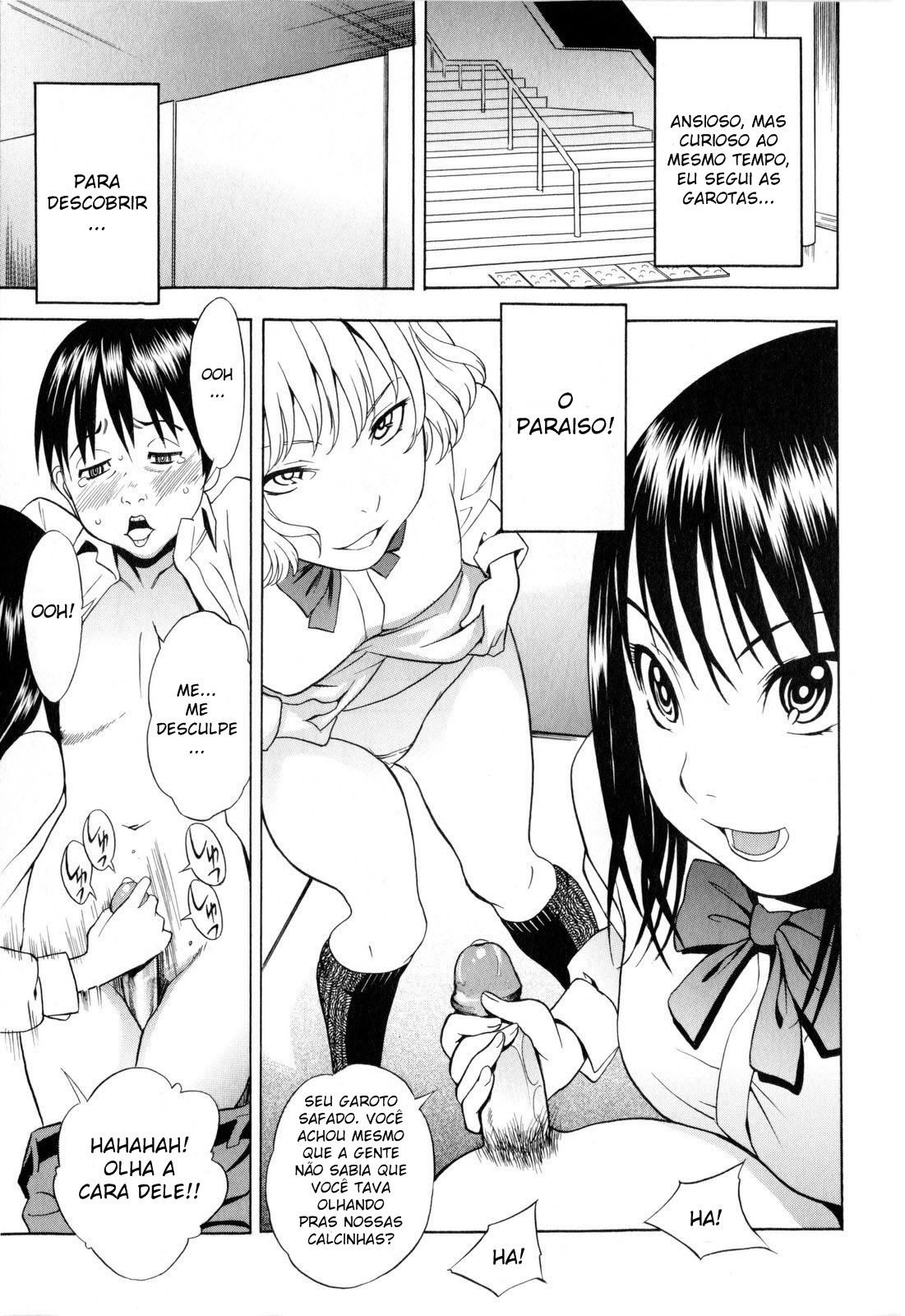 [Shiden Akira] Panchira Ero Tenshi | Meninas Safadas sem Saia. (COMIC Masyo 2010-03) [Portuguese-BR] [HentaiPie] page 13 full