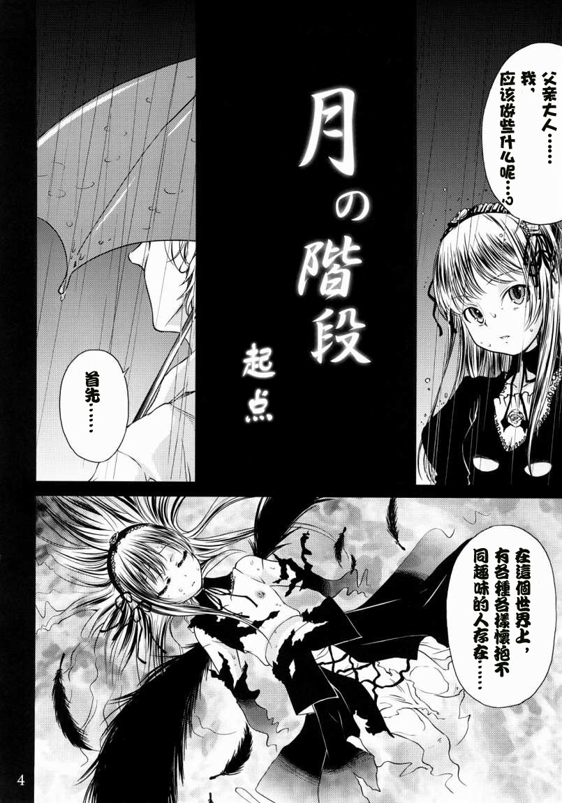 (C72) [Kurage no Candume (Yoshino)] Tsuki no Kaidan (Rozen Maiden) [Chinese] [绯色汉化组] page 3 full