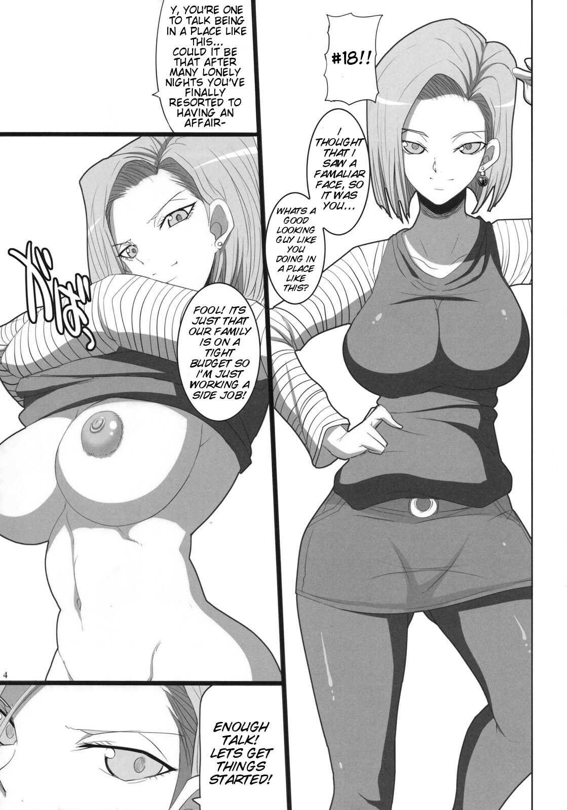 (C78) [Youkai Tamanokoshi (CHIRO)] Hitozuma Soapland 18-Gou Ten Dounyuu-hen | House Wife Soap Land - No. 18 (Dragon Ball Z) [English] {doujin-moe.us} page 3 full