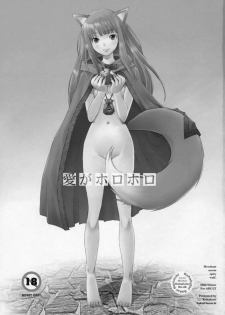 (SC38) [Kohakutei (Sakai Hamachi)] Ai ga Horohoro (Spice and Wolf) [Chinese] [绯色汉化组] - page 2