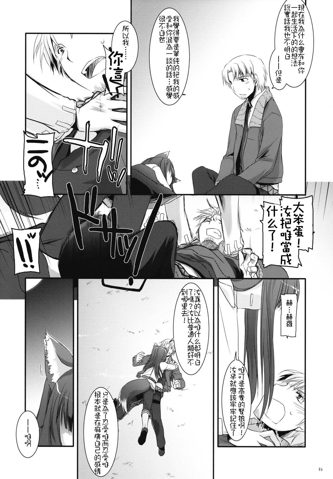 (COMIC1☆2) [Digital Lover (Nakajima Yuka)] D.L. action 43 (Spice and Wolf) [Chinese] [绯色汉化组] page 15 full