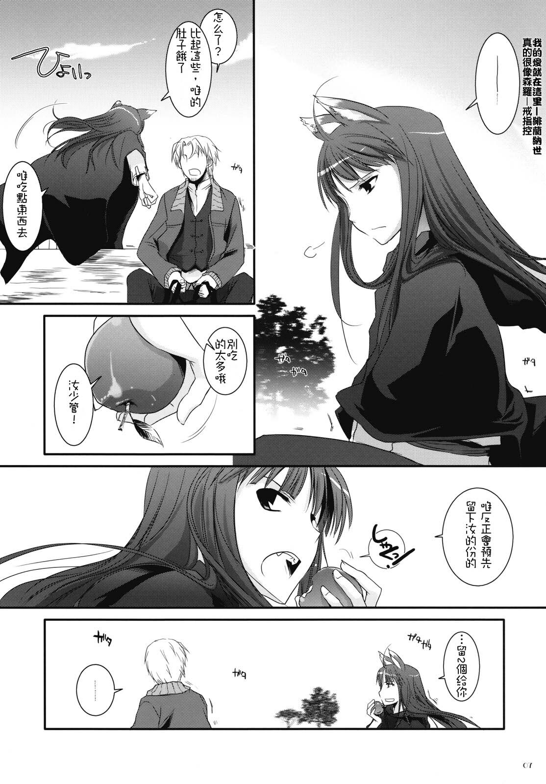 (COMIC1☆2) [Digital Lover (Nakajima Yuka)] D.L. action 43 (Spice and Wolf) [Chinese] [绯色汉化组] page 6 full