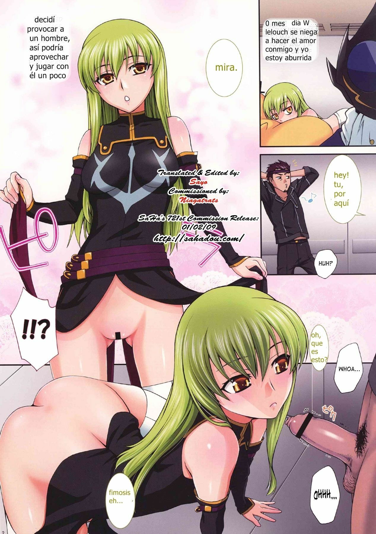 (C75) [KABAYAKIYA (Unagimaru)] Black Diary (CODE GEASS: Hangyaku no Lelouch) [Spanish] -LosBagos- page 2 full