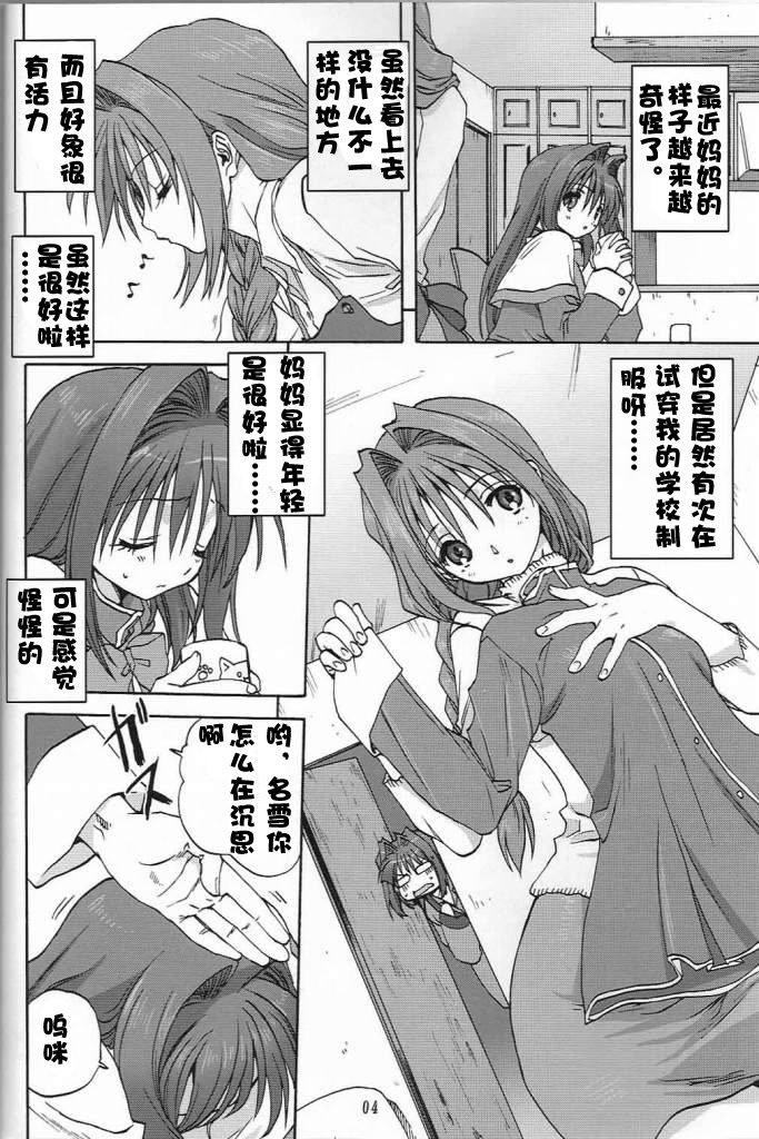 (C73) [Mitarashi Club (Mitarashi Kousei)] Akiko-san to Issho 2 (Kanon) [Chinese] [绯色汉化组] page 3 full