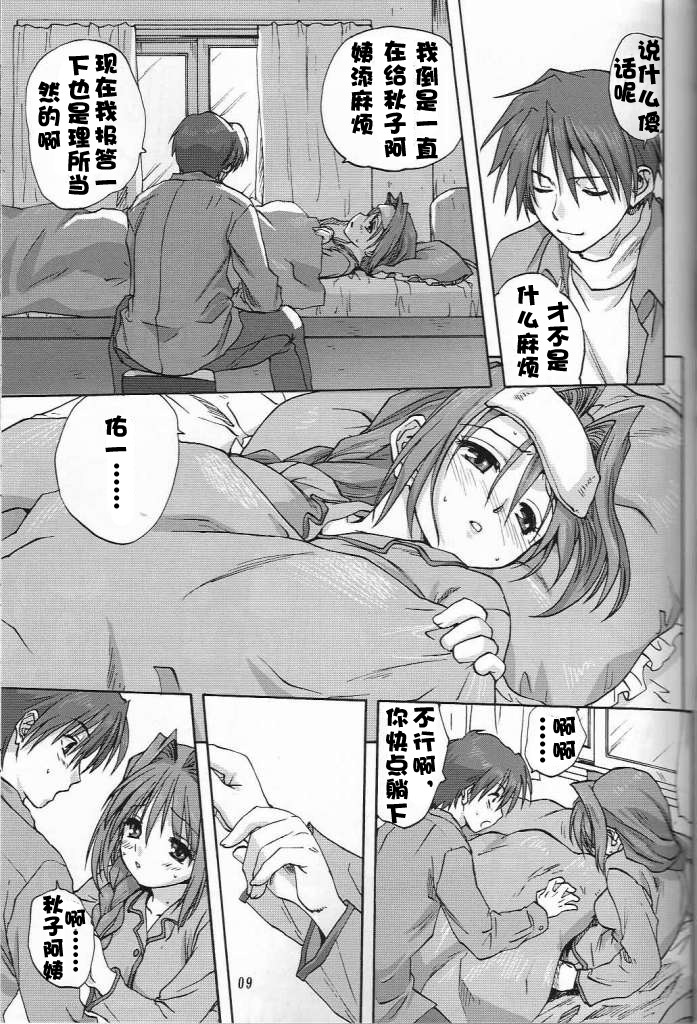 (C73) [Mitarashi Club (Mitarashi Kousei)] Akiko-san to Issho 2 (Kanon) [Chinese] [绯色汉化组] page 8 full