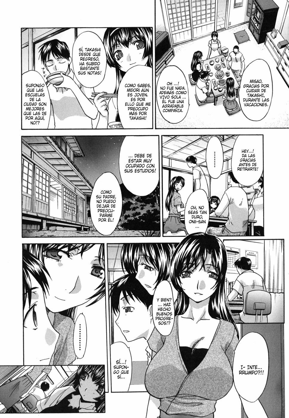 [Itaba Hiroshi] Mesu Oba, Misao - Misao The Erotic Aunt Ch. 1-4 [Spanish] [MHnF] page 60 full