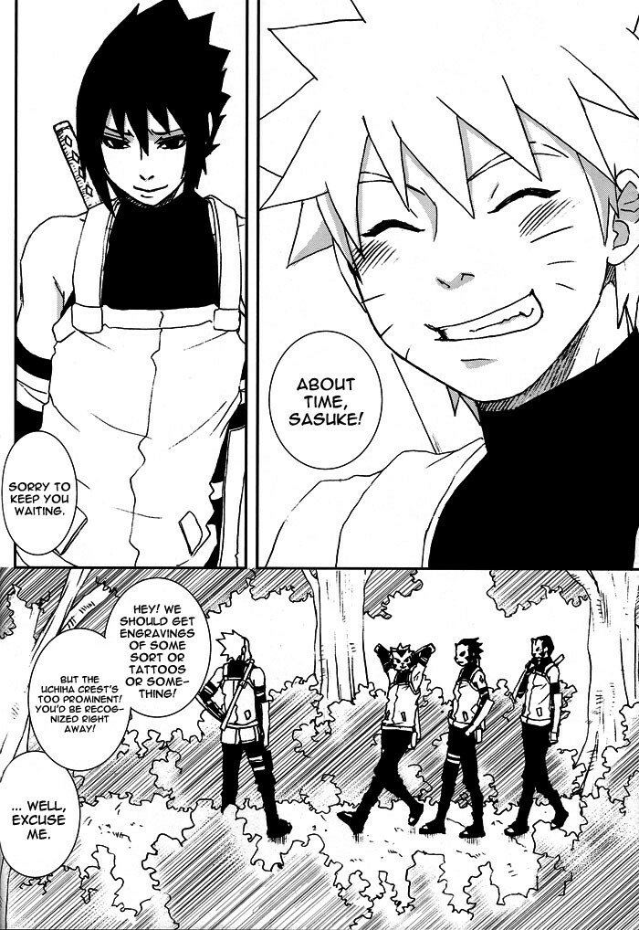 Bite (NARUTO) [Sasuke X Naruto] YAOI -ENG- page 23 full