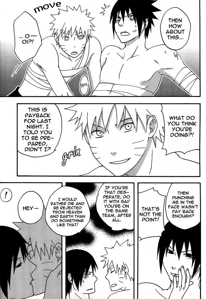 Bite (NARUTO) [Sasuke X Naruto] YAOI -ENG- page 39 full