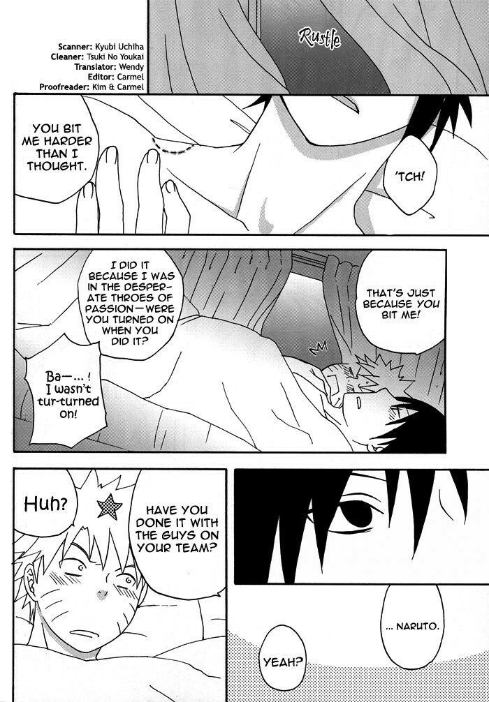 Bite (NARUTO) [Sasuke X Naruto] YAOI -ENG- page 45 full