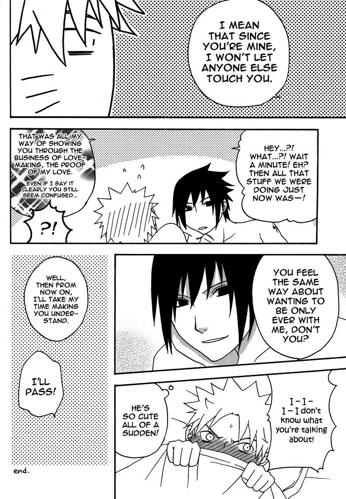 Bite (NARUTO) [Sasuke X Naruto] YAOI -ENG- page 47 full