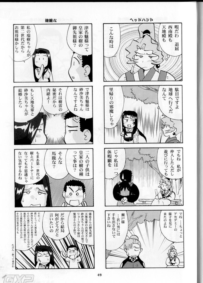[T2-UNIT & MAD MAC (Franken N)] Oku-sama no Hadaka wa Takaku Tsuku (Tenchi Muyou! GXP) page 49 full