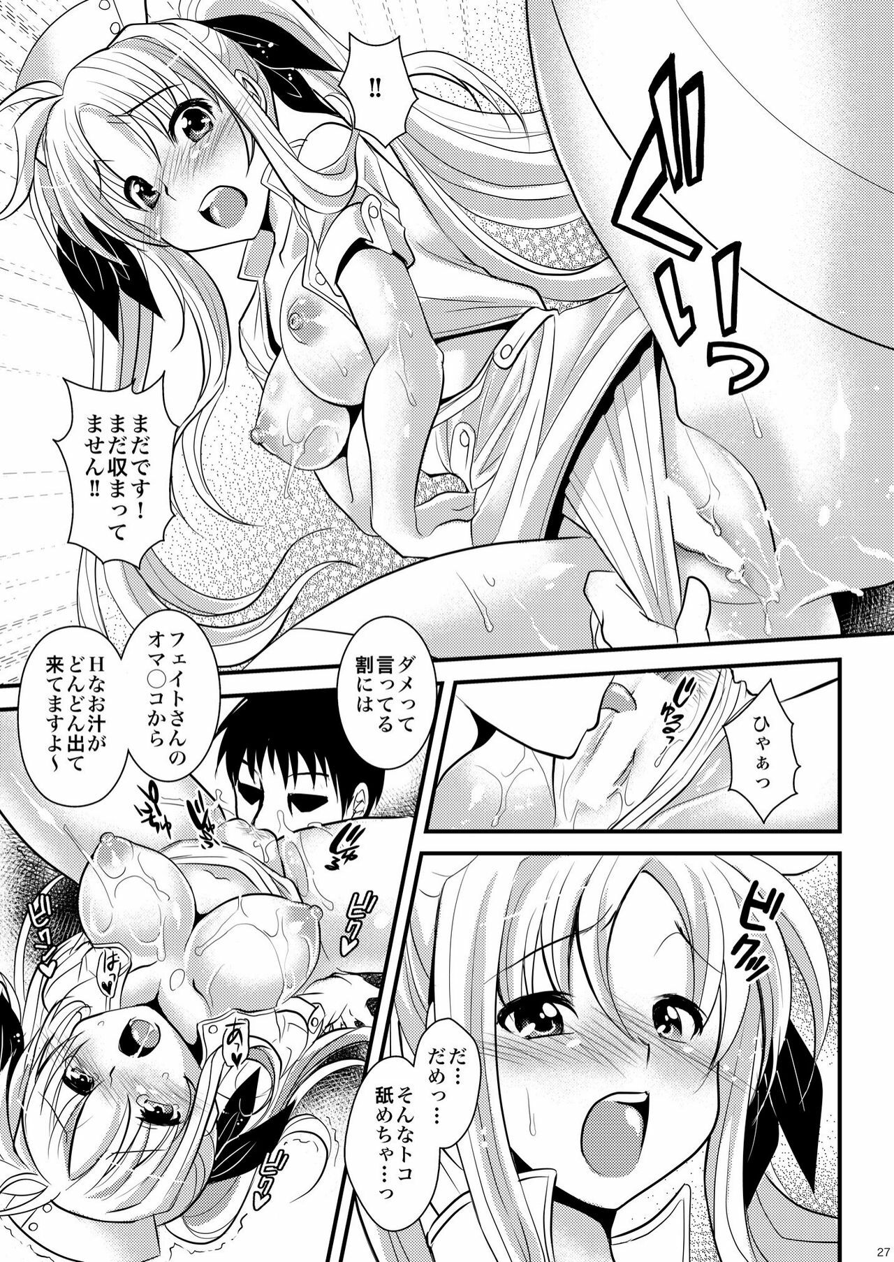 (C78) [Metabocafe Offensive Smell Uproar (Itachou)] Ririkaru Beach (Mahou Shoujo Lyrical Nanoha) page 27 full